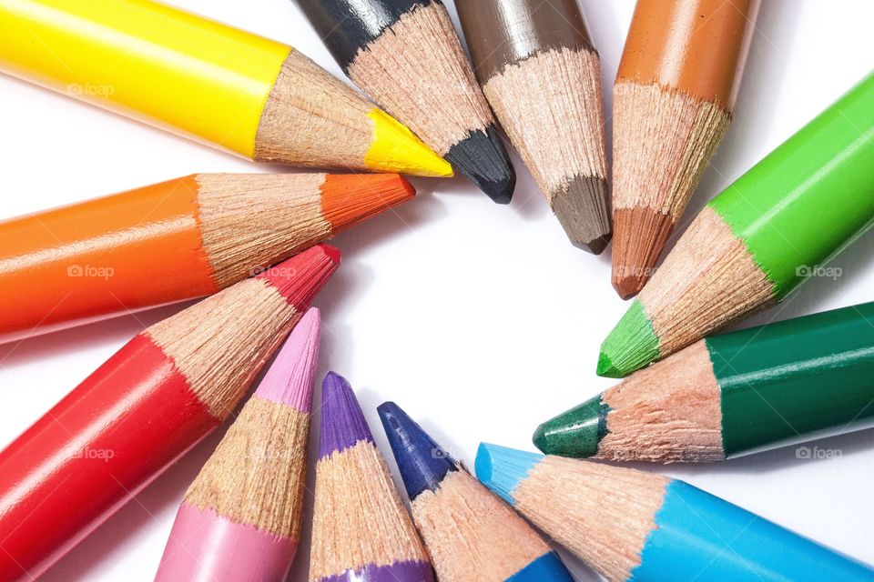 colours pencils