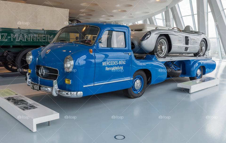 Mercedes-Benz Museum in Stuttgart, Germany