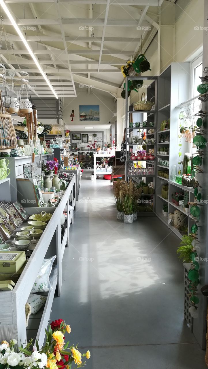 Shop with garden products