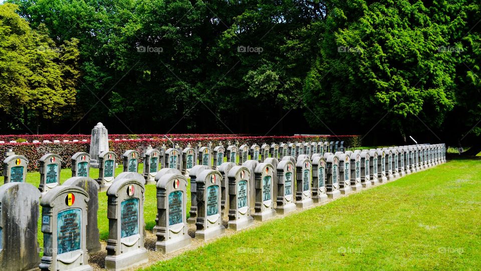 Belgian war graves in Antwerp