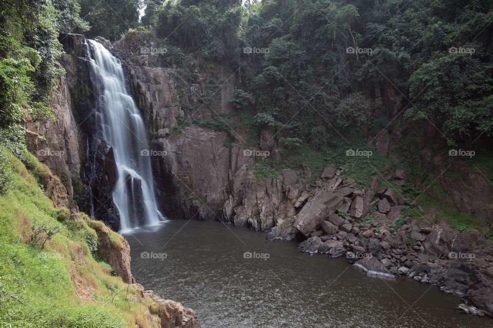 Waterfall in Thailand 