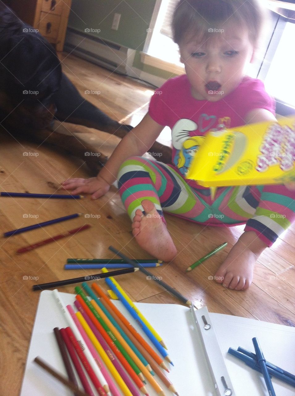 We found the school supply cupboard..