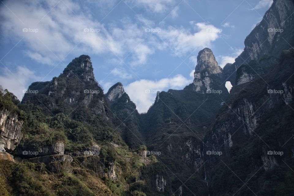 Zhangjiajie Tianman Cave china .