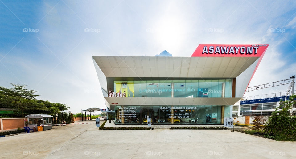 Showroom in the Bangkok Thailand 