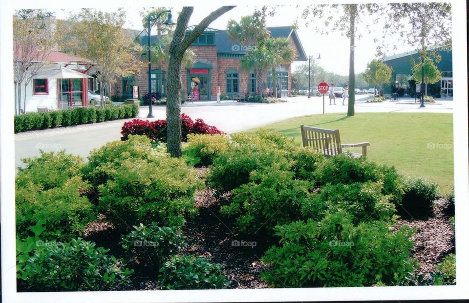 Shops village park