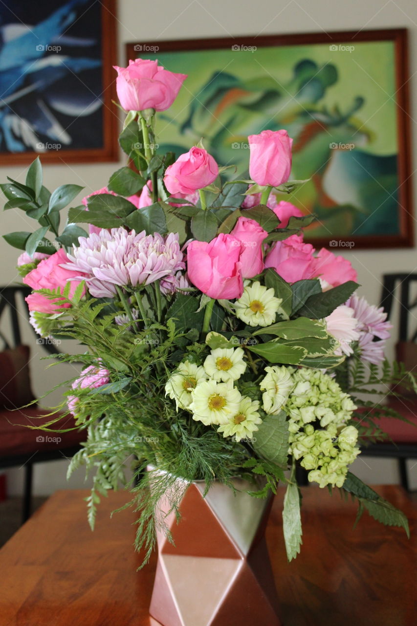 Bouquet of spring flowers 