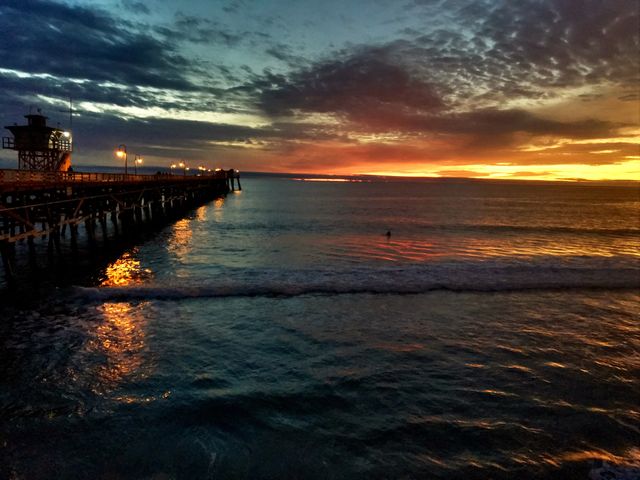 San Clemente Pier Sunset 