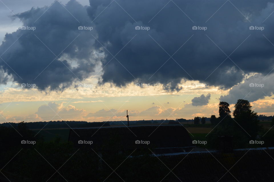 Storm clouds