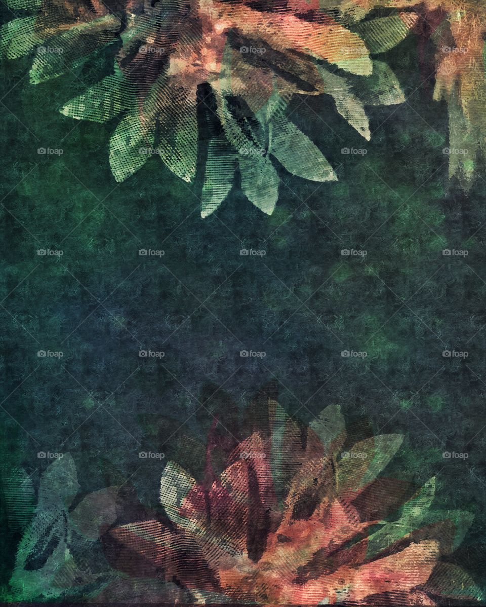 Painted Floral Manipulation