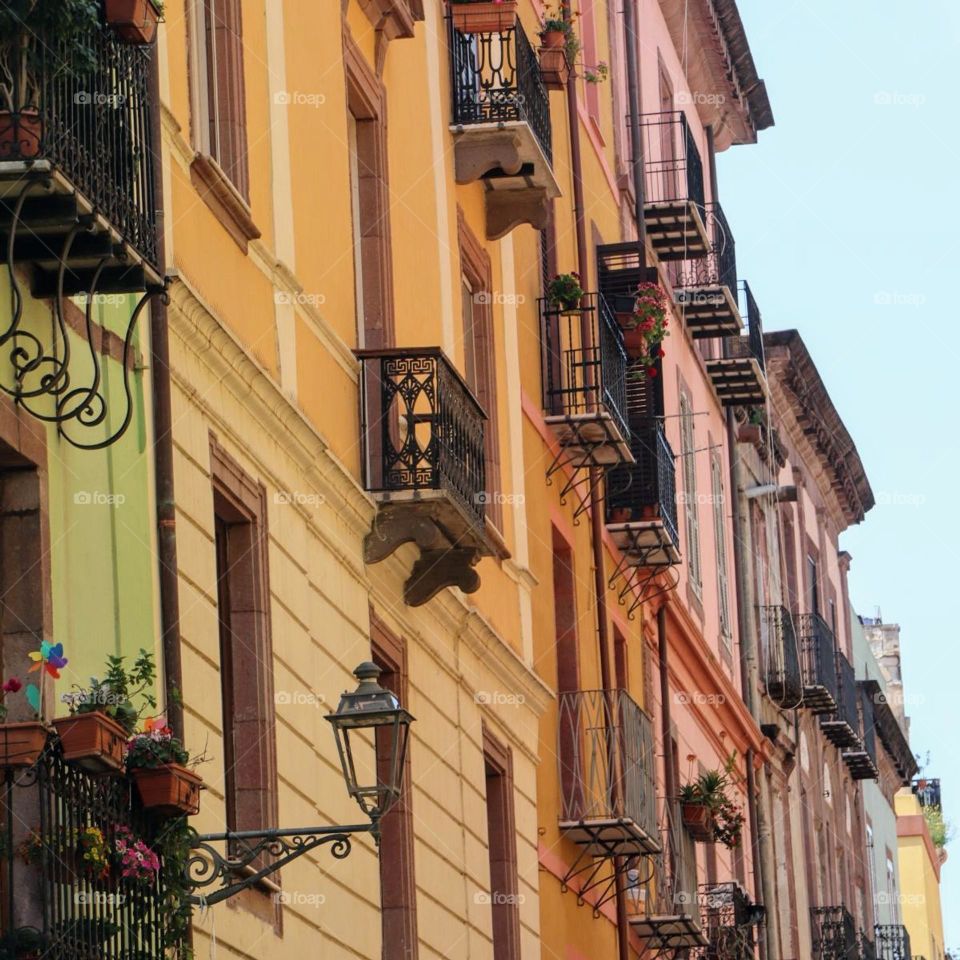 colored houses