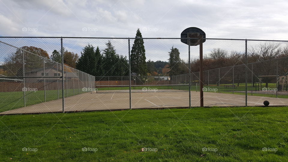tennis / basketball court