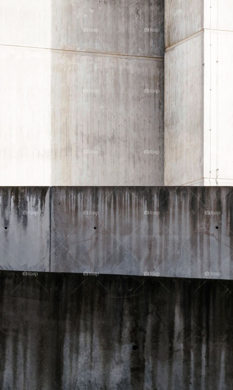 verwitterte Betonwand