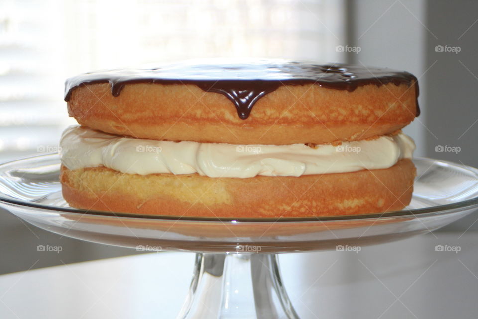 Boston Cream Pie Cake