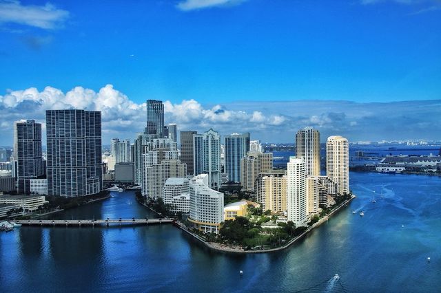 Miami from above