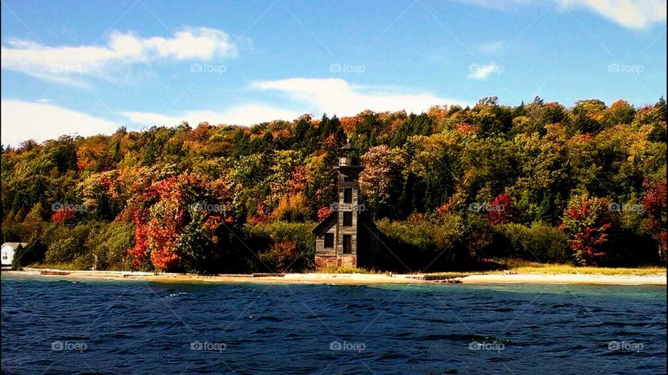Grand island East Channel Lighthouse, Munising, Michigan