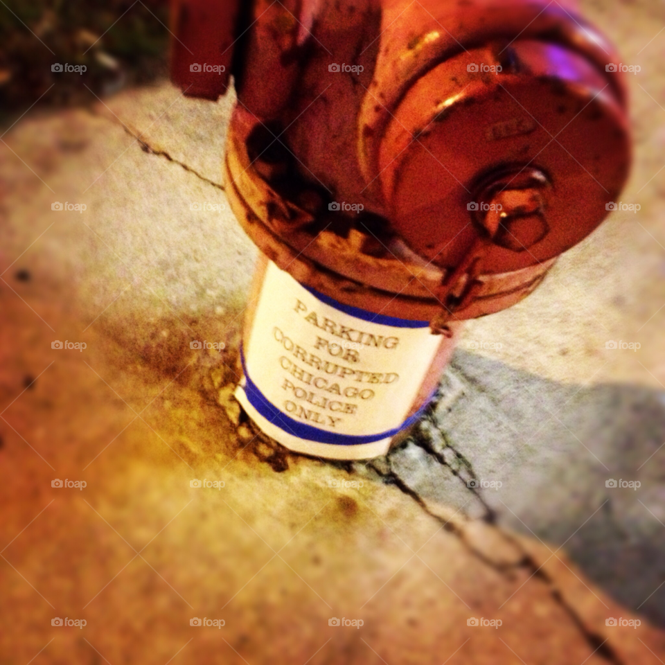 parking police chicago hydrant by squishypie