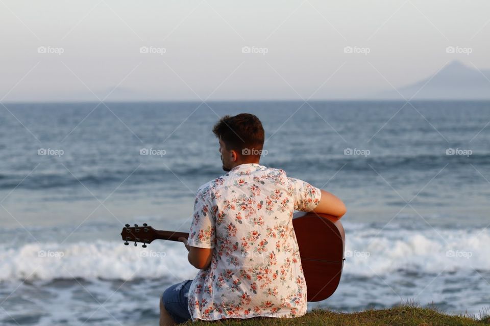 Sunset guitar