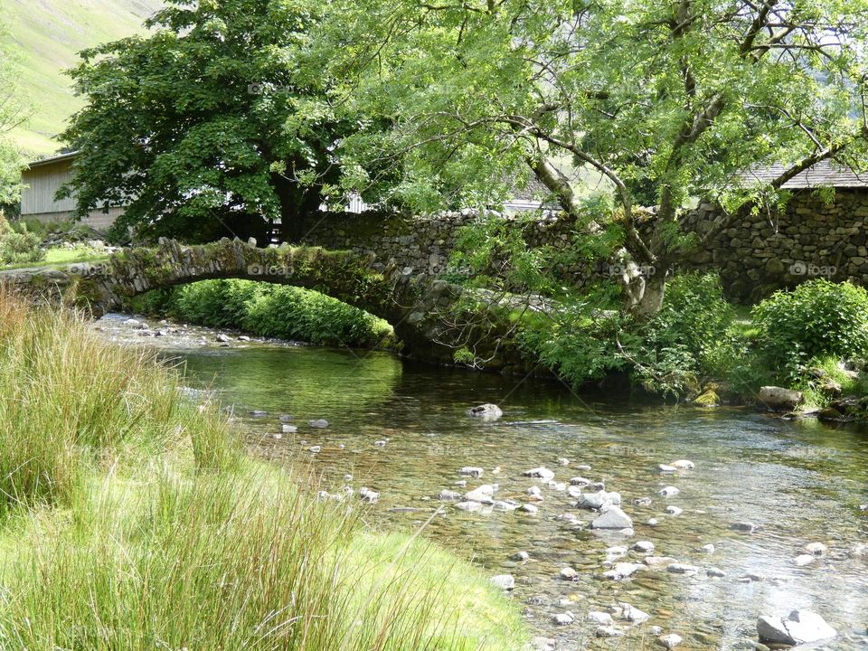 A stream at the Lake District 