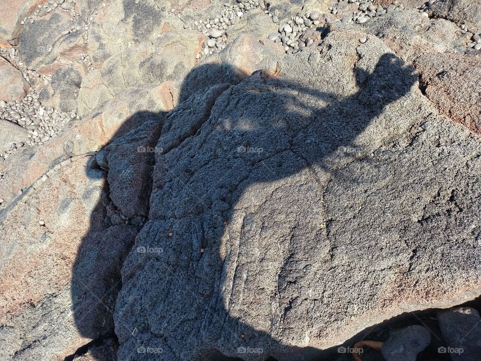 shadow rock climbing