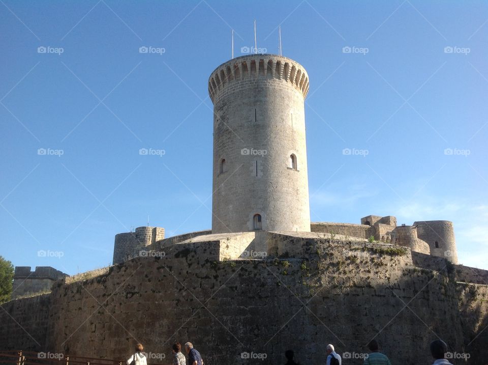 Tower. Castle tower, Spain