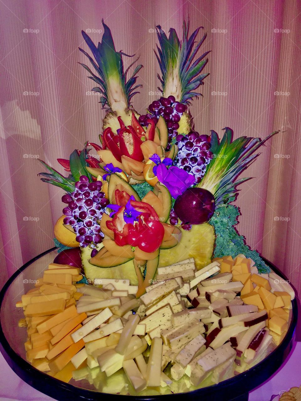 baby shower fruit/cheese 