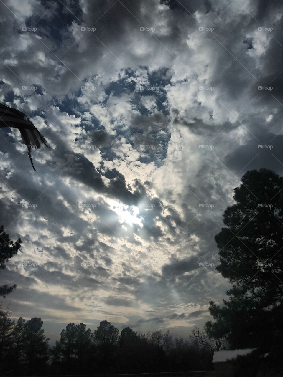 clouds and the sun