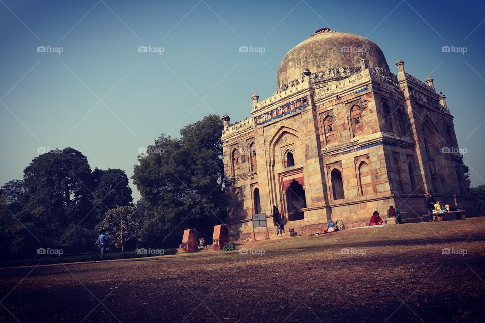 seesa gumbad  (tomb) in Lodhi garden in Delhi