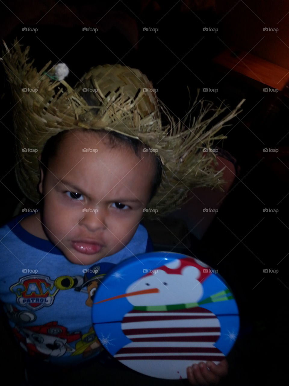 Boy with Withered Hat