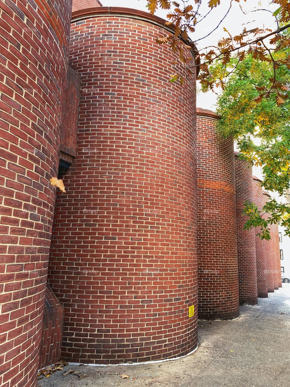 Building bricks of Hunter College Campus School.