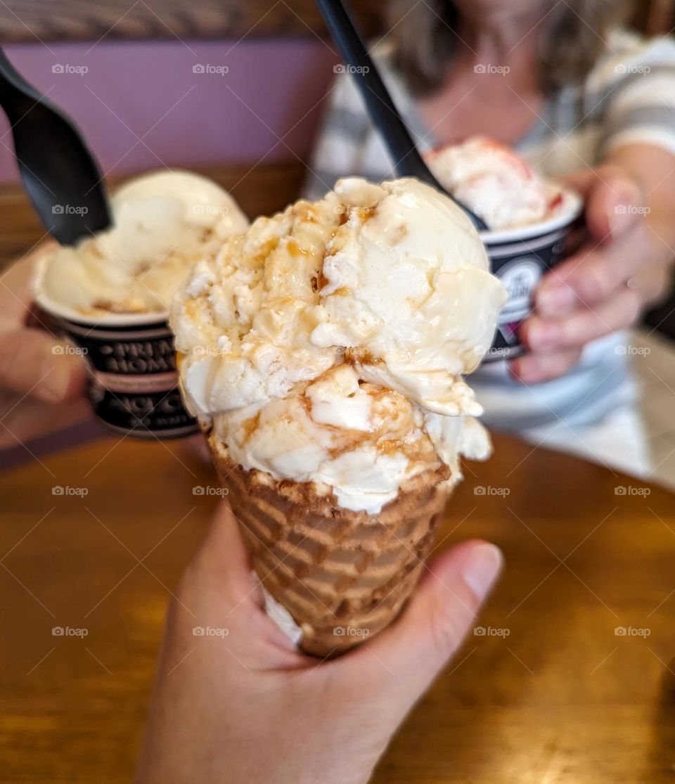 Ice cream cheers summer snapshot