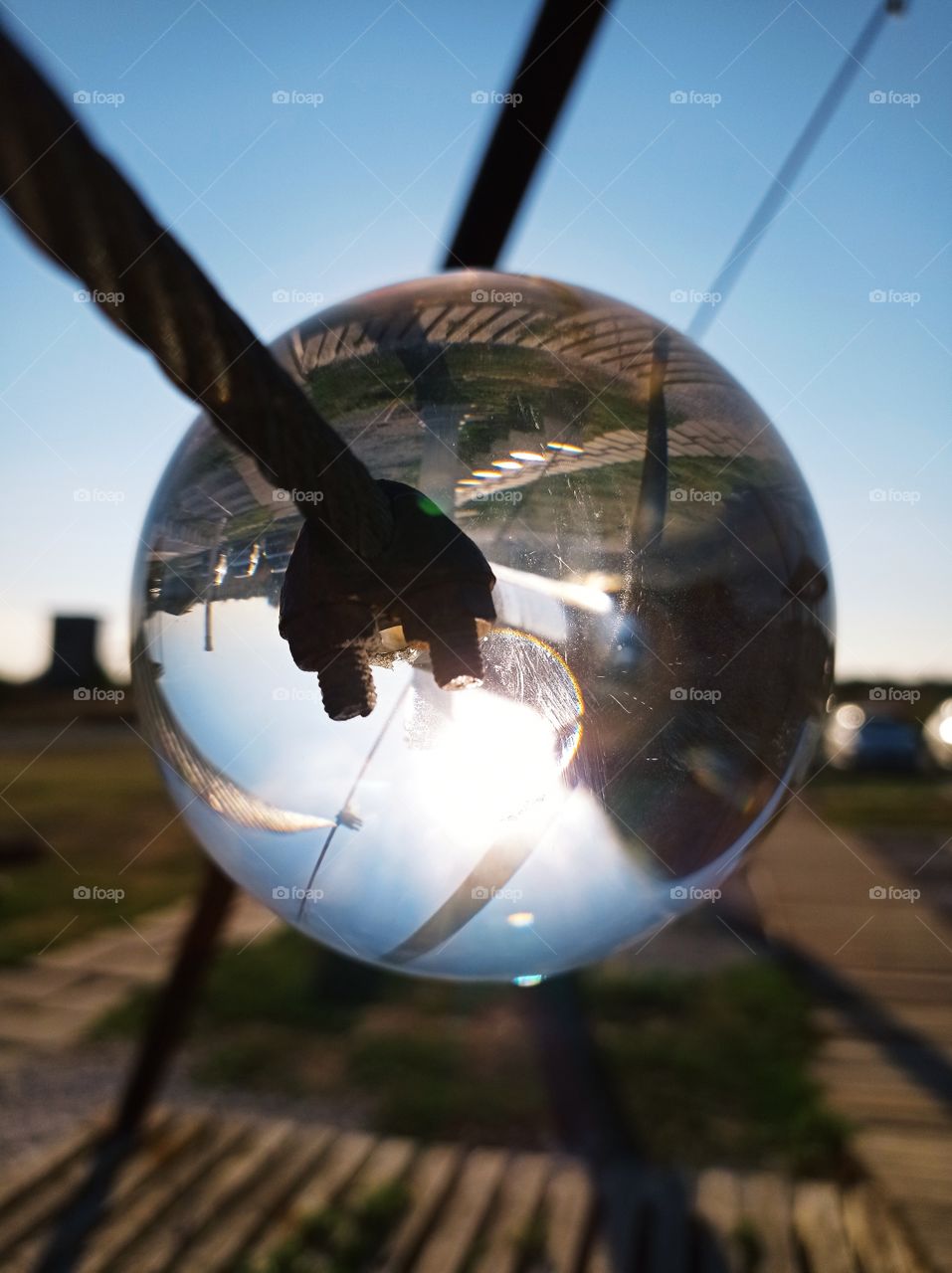 Crystal ball reflections