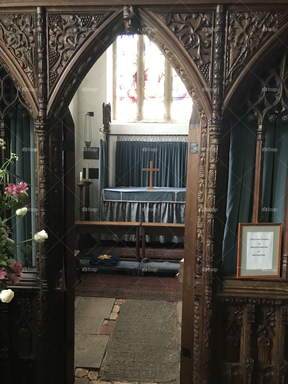 For those of us who want a little private chapel, for private prayer, this would be a lovely choice.