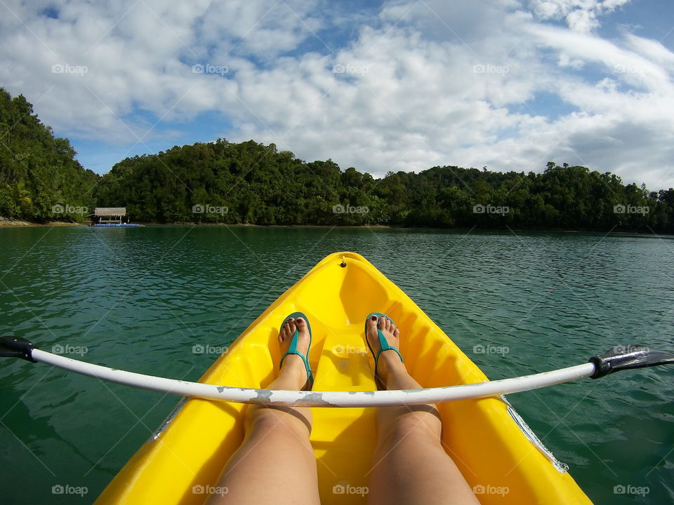 Kayaking @ Libtong Cove, Surigao del Sur, Philippines