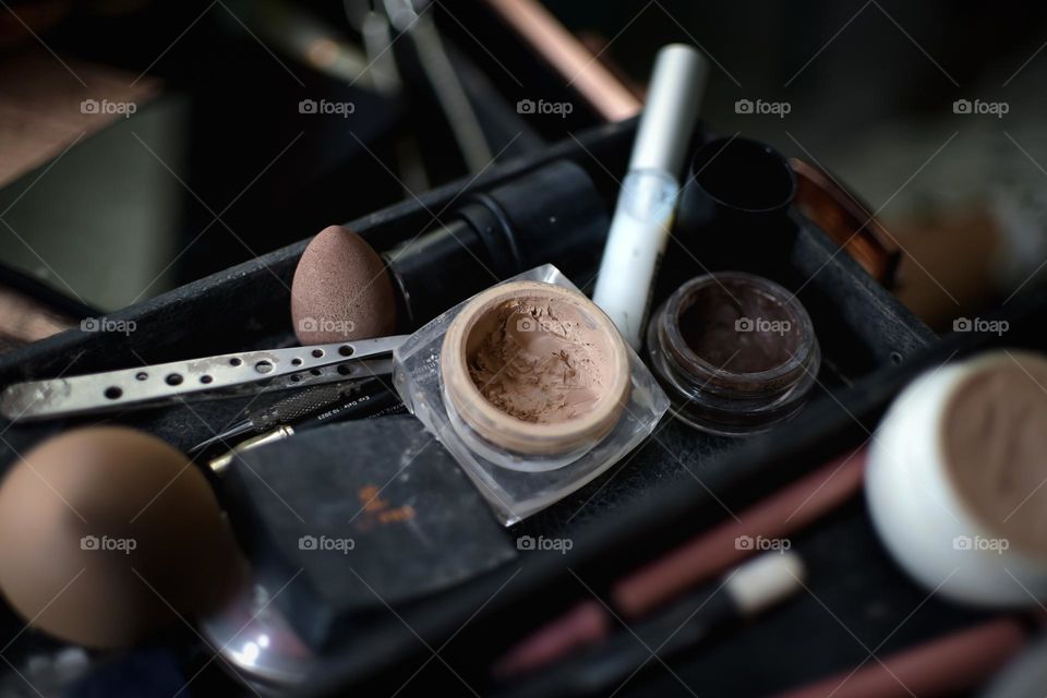 Foundation is usually used for the first time, before powder and others are used