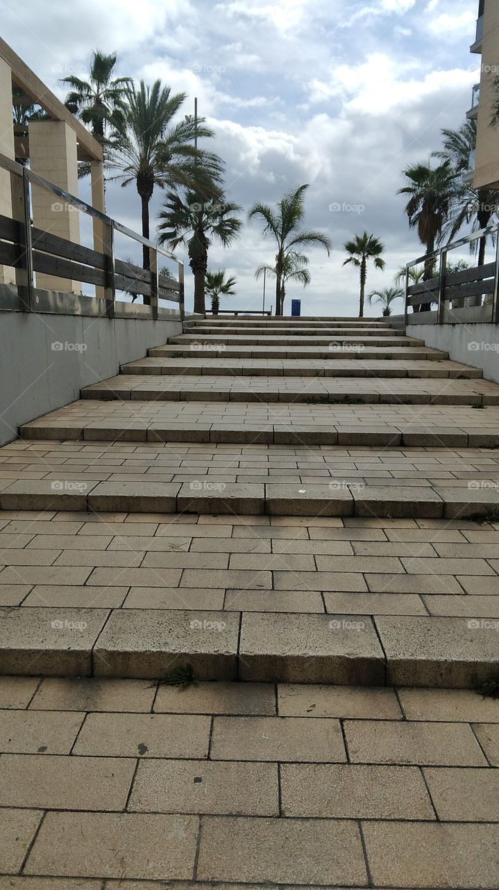 camino hacia la playa