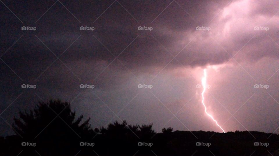 Backyard lightning