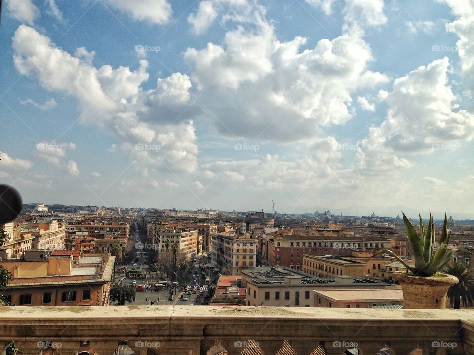 Rome Balcony view