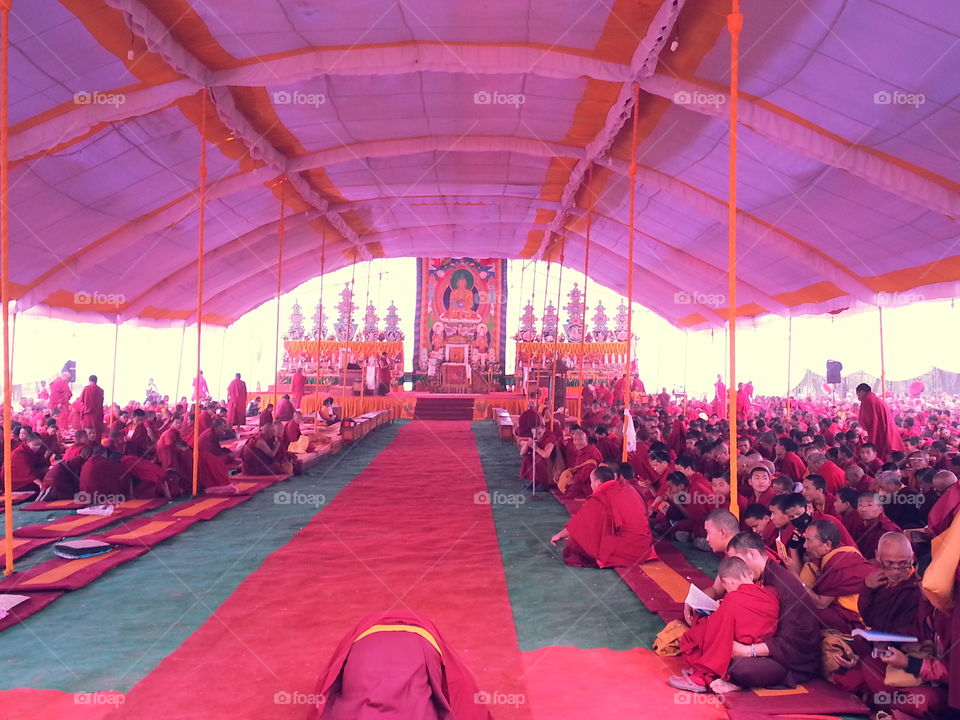 Buddhist Gathering Lumbini