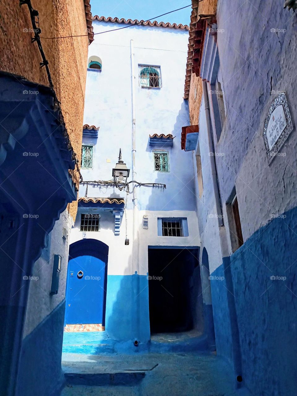 Ancien habitation in chefchaouen of morroco
