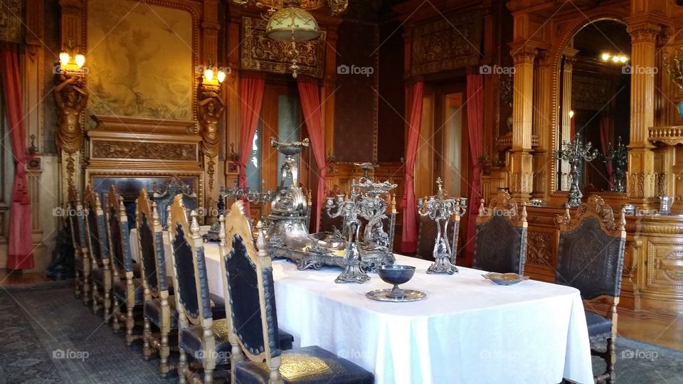 Castle in Mexico - dining room