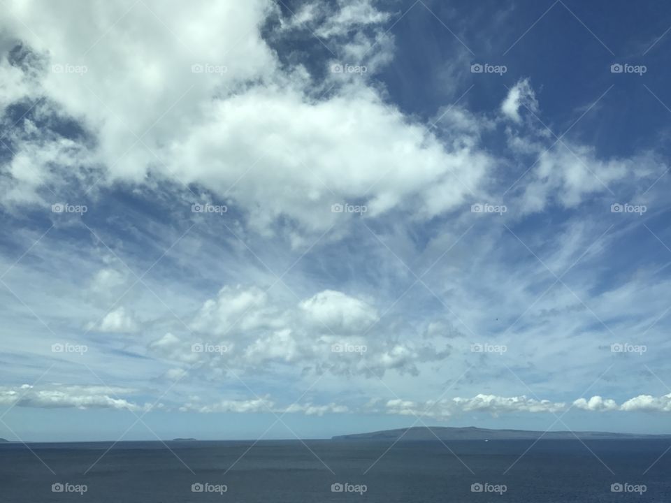 The sky over Maui