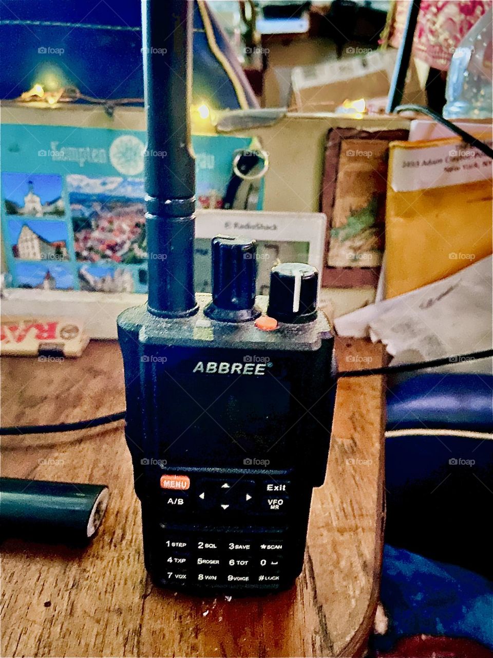 Technical gear aboard “Salvation”, the “1969 Luhrs 28 ft cabin cruiser” that is our home. She has held us well for all of these years. We have everything we need here including several walkie talkies. 2020. Hypnotic Productions