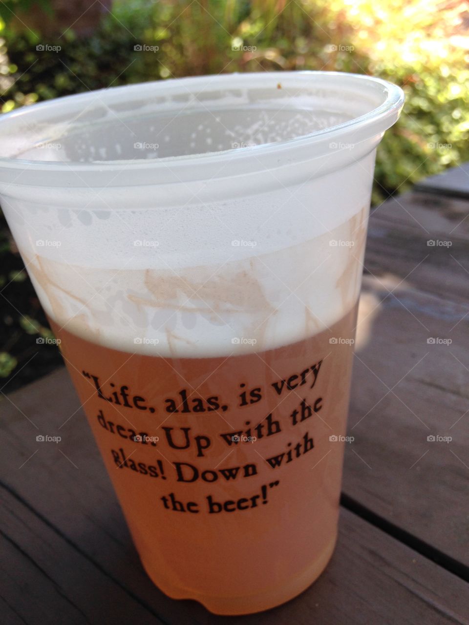 Beer Proverb. Trip to Renaissance Faire in New Hope, PA