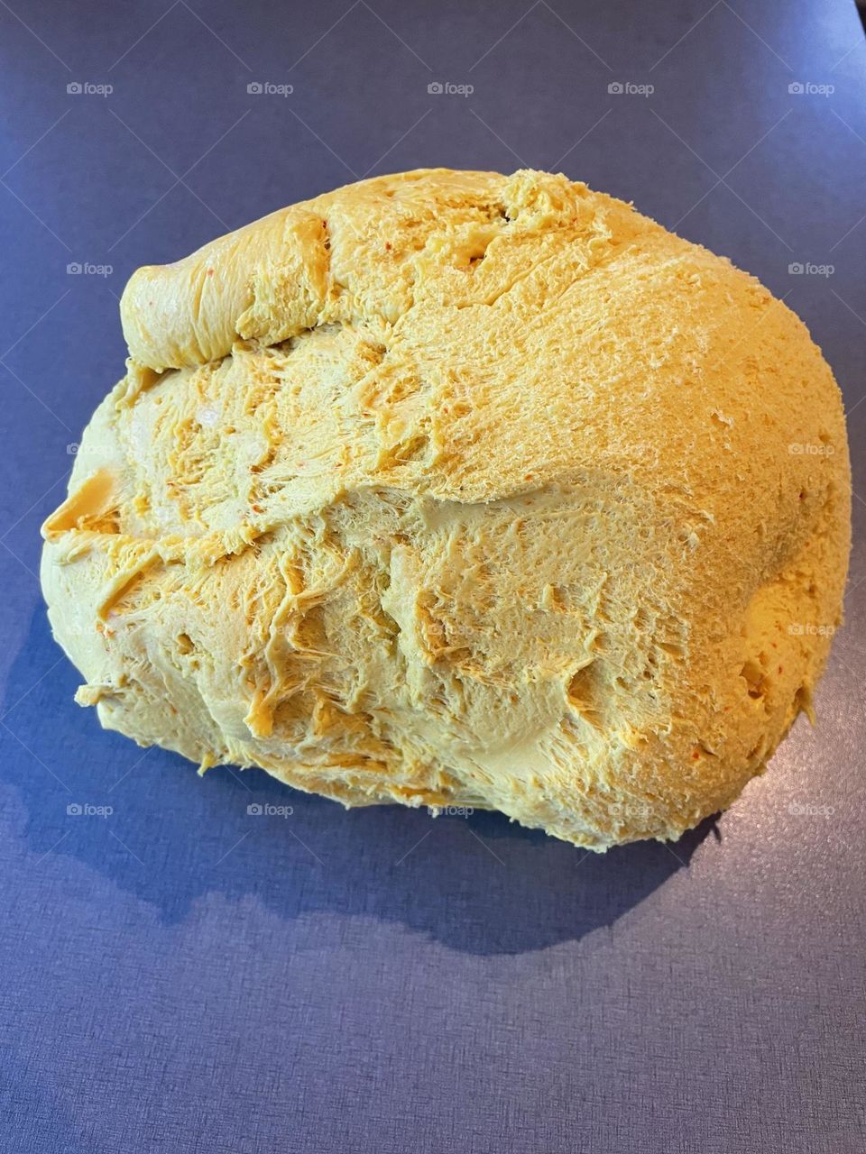 The dough for the amazing Swedish Lussekatt. A bun with saffron that is served in December around Lucia in Sweden. Saffransbullar is a must to bake!