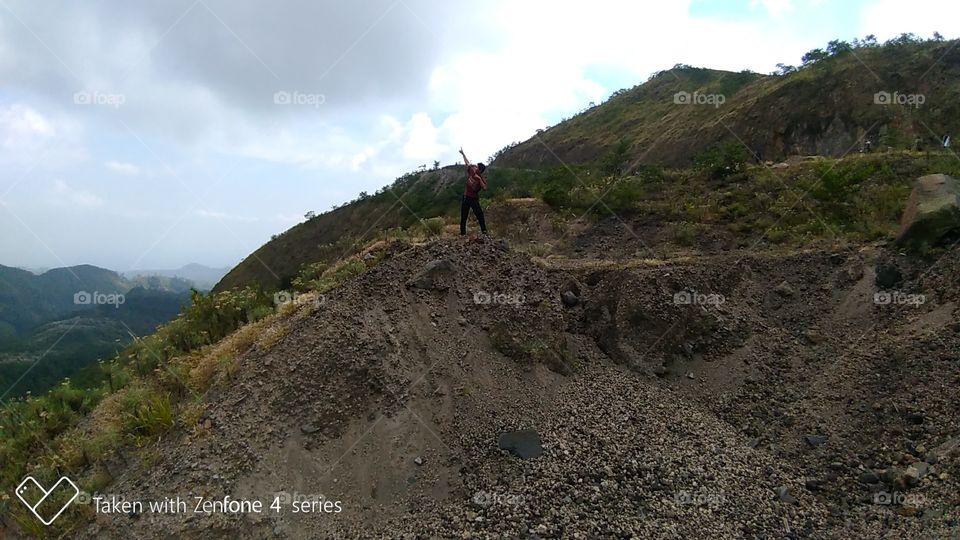 recreation in kelud mountain