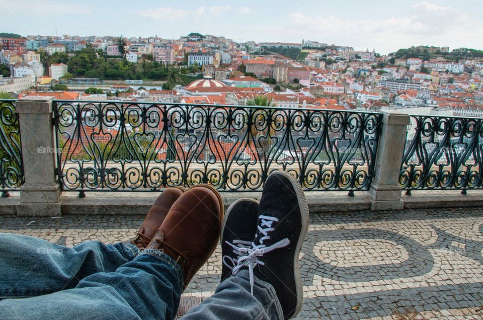 Couple in lisbon