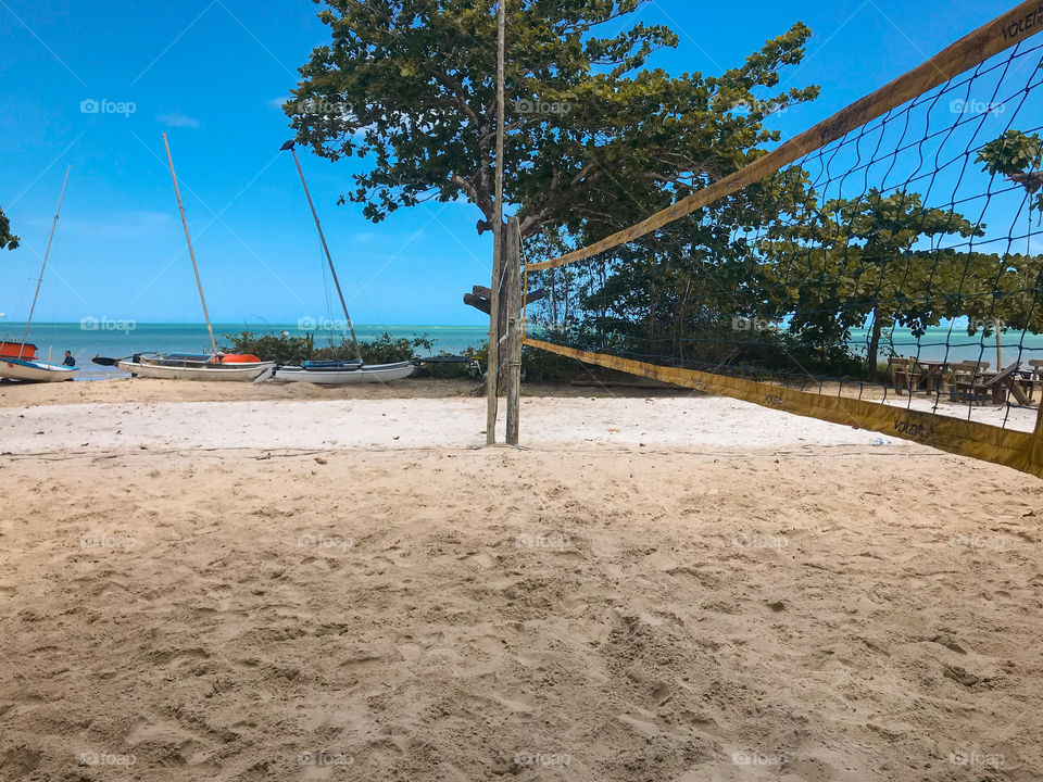 Quadra de futvôlei em cumuruxatiba Bahia Brasil 🇧🇷