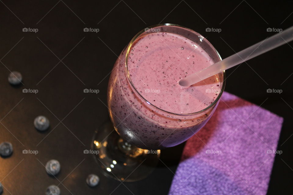 Blueberry Banana Smoothie 