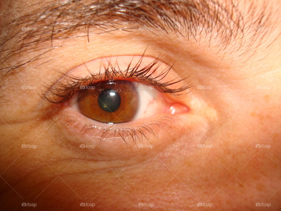 Beautiful eyes are (to me) synonymous with women's eyes. However, a man's eyes can have a certain rugged beauty about them as well.