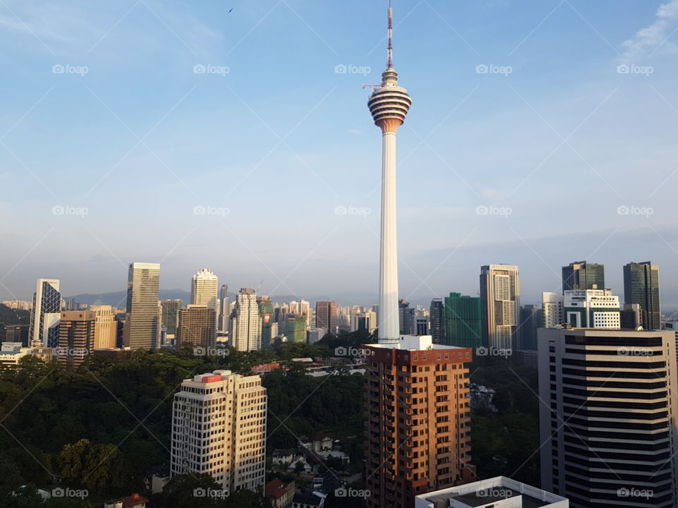 Downtown view of Kuala Lumpur